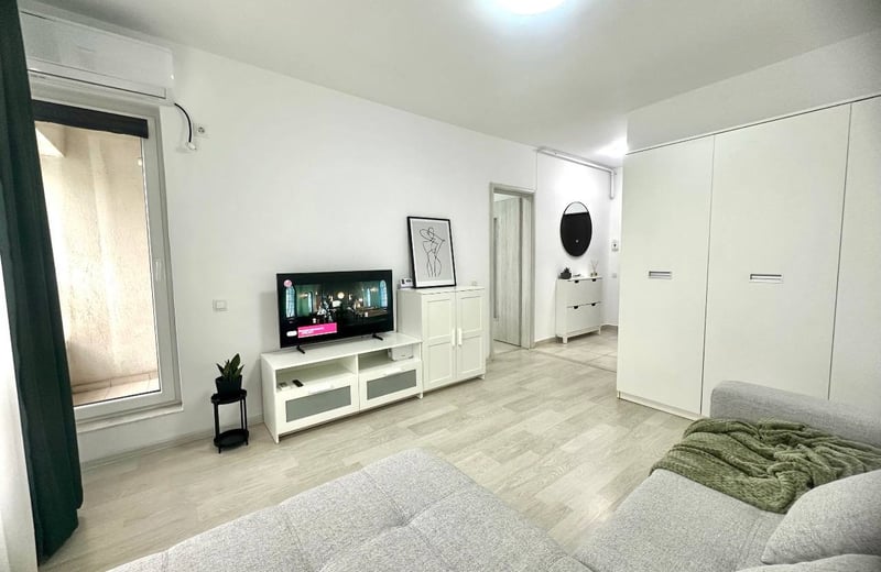 Rent of a freshly renovated 1-room apartment, Chiajna, Sector 6, Bucharest, Romania